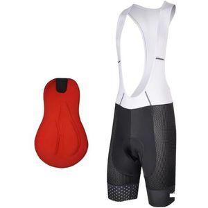 Ayztantine Fietsen Shorts Heren Fietsen Bib Shorts Sponge Pad Fietsen Shorts Man 7 cm Anti-Slip Rubber Gripper Mannen Fietsen Shorts 6 Uur Ride, Zwart, 4XL