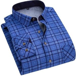 Heren - Geruit Overhemdjack - Flanel - Lange Mouwen - Warm - Dikke Werkjas