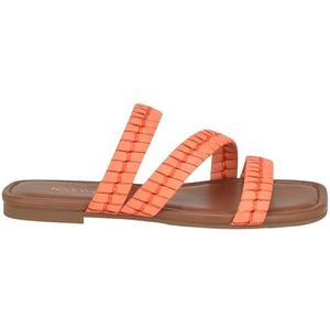 NINE WEST Quinlea sandaal voor dames, Oranje 800, 36 EU