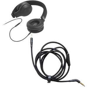 V-MOTA Audiokabel snoer draad met in-line microfoon en bediening compatibel met JBL E35 E45BT E55bt E450BT E50BT J56BT E40Bt Headset, 4.2 voet, 1,25 m