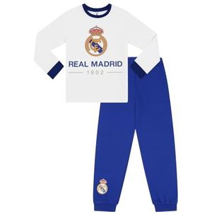 Real Madrid - Lange Voetbal Pyjama Set - Wit - Voor Kinderen