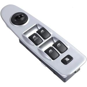 Raamschakelaars Voor Hyundai Voor Elantra 2001-2006 93570-2D100 Elektrische Master Power Window Schakelaar 935702D100 93570-2D000 Aan/Uit-Schakelaar Voor Raamlift(Silver)