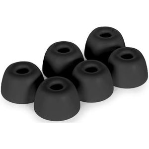 Okuli 6 x Siliconen Oordopjes Puntje voor Google Pixel Buds Pro Oortelefoons in Zwart