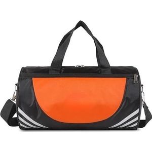 Sporttas for mannen en vrouwen Waterdichte sporttas Lichtgewicht sportreistas Handbagagetas Weekendtas Opvouwbare sporttas for mannen en vrouwen - Geschikt for reizen Sport Zwemmen Yoga(Orange)