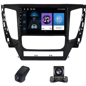 9 inch Radio, Autoradio geldt voor Mitsubishi Montero Sport Shogun Sport Pajero Sport 3 2016-2018 Draadloze Carplay & Android Auto met Touchscreen Radio/Bluetooth/FM/AM/DSP/RDS-radio(NF-1)