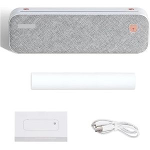 A4-papierprinter Directe Thermische Overdracht Draadloze Printer Mini Mobiele Fotoprinter Ondersteuning A4/2''/3''/4'' Papierbreedte Helder Afdrukken(Gray)