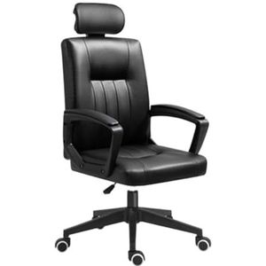 Werkstoel Bureaustoel Directiestoel Bureaustoel Ergonomische Bureaustoel Boegvoet Leren Bureau Gamingstoel Directiestoel Met Hoge Rugleuning Bureaustoelen Computer Stoel (Color : A, Size : 120 * 60cm