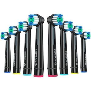 REDTRON - Têtes de Brosses de Rechange - 8 Pièces - Compatibles avec Oral B