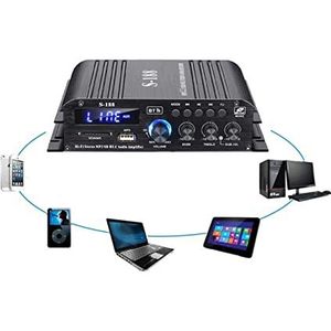 Audioversterker - S188 - 2.1 Kanaal - Bluetooth - 1000W Power Versterker