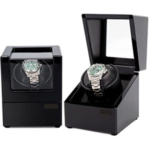 Horloge Doos Automatische Watchwinder Single Watches Case Watch Box 5 Instellingen Voor Rotatiemodus Watch Organizer Horlogedozen (Color : D)