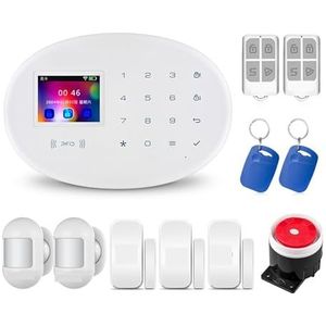Huisbeveiligingssysteem, Alarmsysteemkit 4G GSM Tuya Smart Home Alarm Werk Met Beveiligingscamera Bewegingssensor(KIT 3)