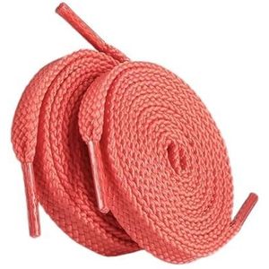 Schoenveters, sportveters, Schoenveters for Sneakers Platte Vrouwen Man Casual Veters Sport Schoenveter Schoenen Balanc String Schoenaccessoires(Watermelon Red,100cm)