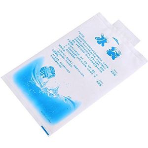 Gel Ice Pack Set 10 stuks Herbruikbare zelfdichtende structuur Ice Packs Gel koeltassen voor voedsel Groente Wijn Medisch industrieel gebruik(400ml)