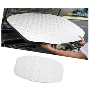 Warmte-isolatie Katoenen Voor Explorer 2020 2021 2022 2023 Motorkap Geluidsisolerend Schuim Geluiddempende Isolatie Gesloten Cel Schuim(Black 2020-2022)