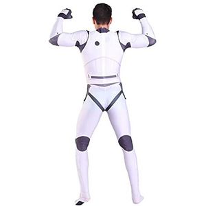 Star Wars Cosplay Kostuums Kinderen Volwassenen Jumpsuit Halloween Party Bodysuit 3D Print Storm Soldier Anime Stage Fancy Dress Zentai,White-170~180cm