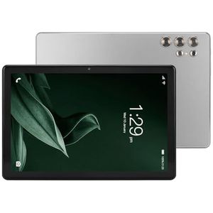 Tablet, Smart Tablet Voorkant 12 MP Achterkant 24 MP 10,1 Inch 2560X1600 Resolutie voor Werken met Video (GREY)