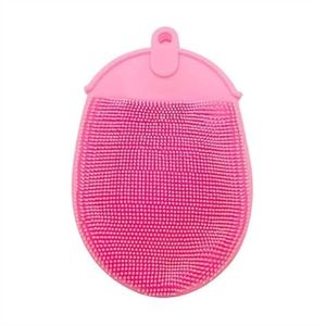 Badsponzen for volwassenen, badspons, mesh poef badspons, schuim Loofah spons (Size : Pink)