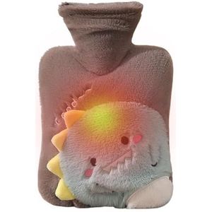 Raxove Warmwaterkruik voor de winter - 1000 ml warmwaterzak winter warmwaterkruik - verwarmingskussen met zachte hoes grote capaciteit bedwarmer voor bed, voeten en taille