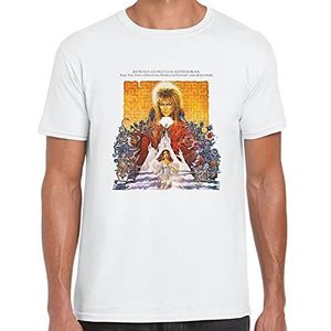 David Bowie Labyrinth T-shirt voor dames, Kleur: wit, L