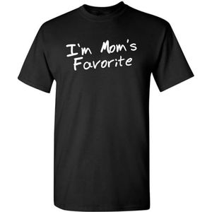 I'm Mom's Favorite Christmas Children Sibling Rivalry Funny T Shirt(3X-Large)