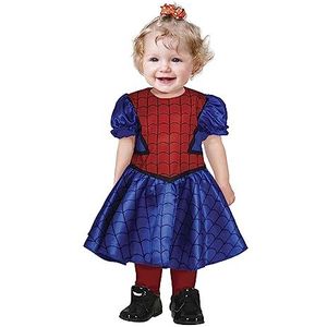 Spiderman Kostuums | Kleine Spinnenheldin | Meisje | 18-24 maanden | Halloween | Verkleedkleding