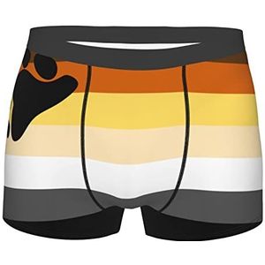 56 Boxer Shorts Gay Beer Brotherhood Pride Vlag Mannen Ondergoed Klassieke Heren Boxer Zachte Heren Boxer Voor Geschikt Geschikt Alle Gelegenheden Sport, Boxer Slips 4337, XL