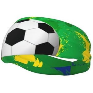Sport bal voetbal sport hoofdband, hoofdband zweetafvoerende haarbanden, sport zweetband voor hardlopen, tennis, bodybuilding, yoga, fietsen, unisex haarband