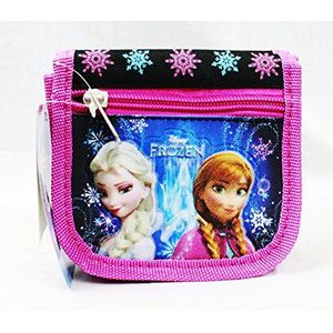 Disney String Wallet Frozen Elsa & Anna Snow Print New A05910
