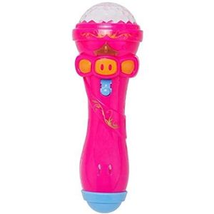 TOSSPER Microfoon Model Verlichting Knipperende Projector Speelgoed Draadloze Karaoke Micro Kids Speelgoed Gift