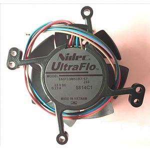 C05S/C20X/30X/C40X/240X E60T13MS1B7-57 6CM 13V 0.13A 4-Wire Projector Fan