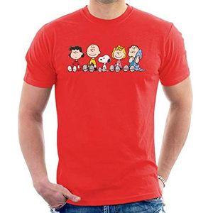 Peanuts The Gang Sit Down T-shirt voor heren