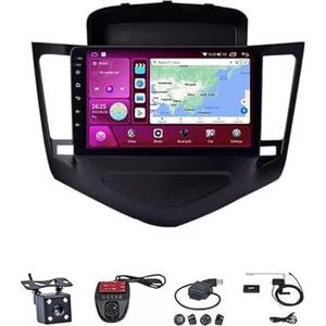 Android Double Din Car Stereo 9 Inch Touchscreen Autoradio Autotoebehoren Multimedia Stuurwielbediening met Navigatie Plug And Play Voor Chevrolet Cruze 2008-2012(M100S WIFI 1G+16G)