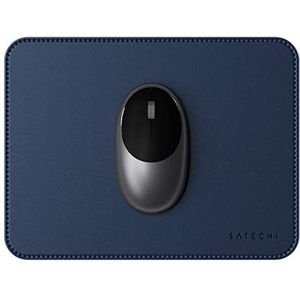 Satechi - Eco-Lederen Muismat - Blauw - 25 cm x 19 cm