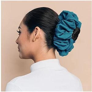 Hoofdbanden ​Voor Dames Maleisische bos haar stropdas for moslim vrouwen chiffon rubberen band prachtige hijab volumizing scrunchie hoofddoek accessoires Haarband (Size : Lake Blue)