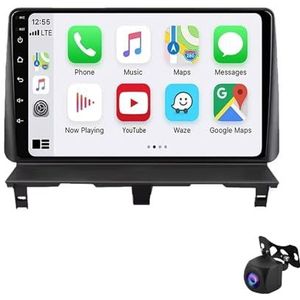 Android 12 autoradio 9"" Touchscreen Auto Stereo voor Peugeot Partner 2002-2008 Ingebouwde Carplay Android Auto Ondersteunt WiFi GPS Bluetooth USB Stuurbediening/Mirror Link(XY2 4Core 1+16G)