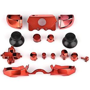 Vervangende knopkit Volledige mod. Vervang onderdeel Compatibel met One Controller 3,5 mm jack(Rood)