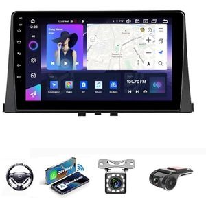 Android 13 Auto Stereo MP5 Player 9'' Screen Autoradio Voor Citroen Berlingo 2018-2020 Car-play Android Auto GPS-navigatie Bluetooth RDS FM AM DAB+ Radio Stuurbediening Voice Control(NF-7 8Core 8+256G