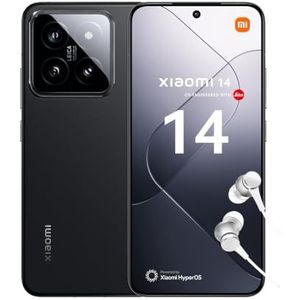 Xiaomi Smartphone 14,Snapdragon 8 Gen3 3.3GHz, 120Hz 6.36'' AMOLED Display,90W Hyper Charge, 4610mAh Battery,12GB RAM+512GB ROM,Black