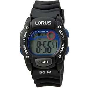 Lorus Sport herenhorloge chronograaf roestvrij staal en kunststof met urethaanband R2351AX9, Riemen.
