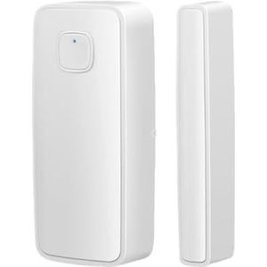 Slimme deur- en raamsensor Tuya Smart WiFi-deursensor Draadloos raam Open Gesloten Detector App-melding Alert Beveiliging Alarm Ondersteuning Alexa voor huisbeveiliging(Color:2Pcs)