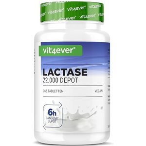 Vit4ever - Lactase 22.000 - Enzym - Hooggedoseerd - Voor Vertering van Lactose