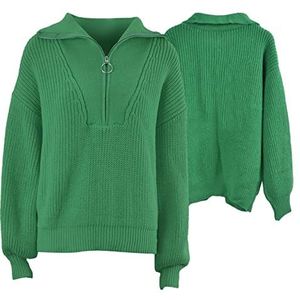 Trui met halve rits voor dames | Dikke Sweater Hoodie voor Dames | Klassieke en comfortabele truien voor Thanksgiving Day Peosevi