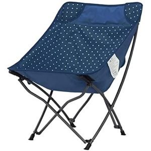 Outdoor Stoelen Campingstoel Klapstoel Lichtgewicht Klapstoel Outdoor Draagbare Camping Stoel Voor Wandelen Vissen Picknick Casual Tuin Strandstoelen Klapstoelen Kampeerstoelen (Color : Blue)