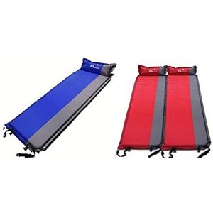 Opvouwbare Picknickdeken 3 stks / 1lot!(170 + 25) * 65 * 5 cm Single Person Automatische Opblaasbare Matras Outdoor Camping Vissen Strand Mat Zelfopblaasbare Luchtmatras (Color : 1blue 2red, Size :