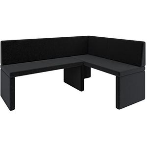 Hoekbank Akiko Corner Bench - hoekbankgroep voor uw eetkamer, keuken modern, zithoek, eethoek. Perfect voor keuken, kantoor en receptie. Solide en sterke afwerking. (INARI 100, 196x142cm rechts)