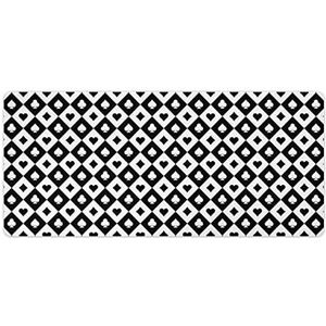 Speelkaarten borden casino mode bureau muismat antislip gaming muismat accessoires decor 40 x 90 cm