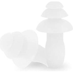 Oordopjes om te slapen, herbruikbare ruisonderdrukkende oordopjes om te slapen, oordopje Super geluiddichte slaap Anti-geluid Leren Student Slaap Snurken Ruisonderdrukking t (kleur: zwart, maat: M 6 p