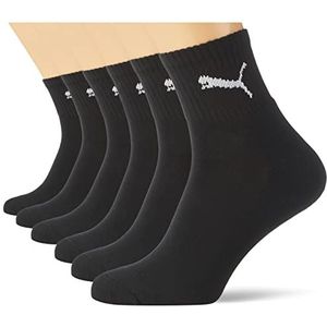 PUMA Heren Short Crew Socks Sportsokken met badstof zool 6-pack sportsokken (set van 6)