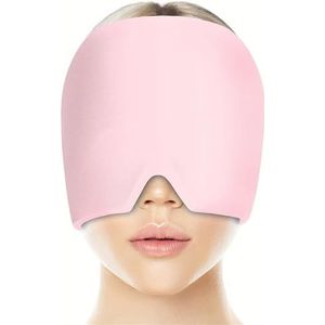 Cmis Kbei Gel koud warm hoofd ijskap hoofd wrap gezichtsmasker hoofdmassage slaap oogmasker gezondheidszorg gereedschap (roze)