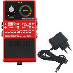 BOSS RC-1 Loop Station Looper + shop2rock 9V voeding